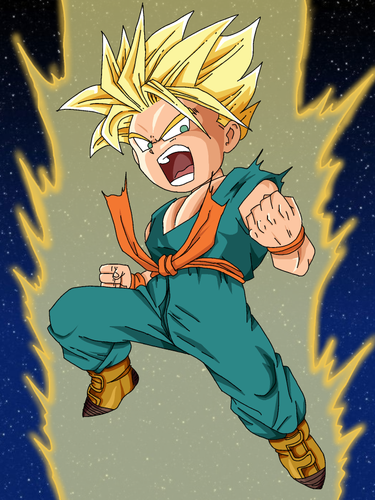 トランクス(幼年期) 超サイヤ人 - ibisPaint