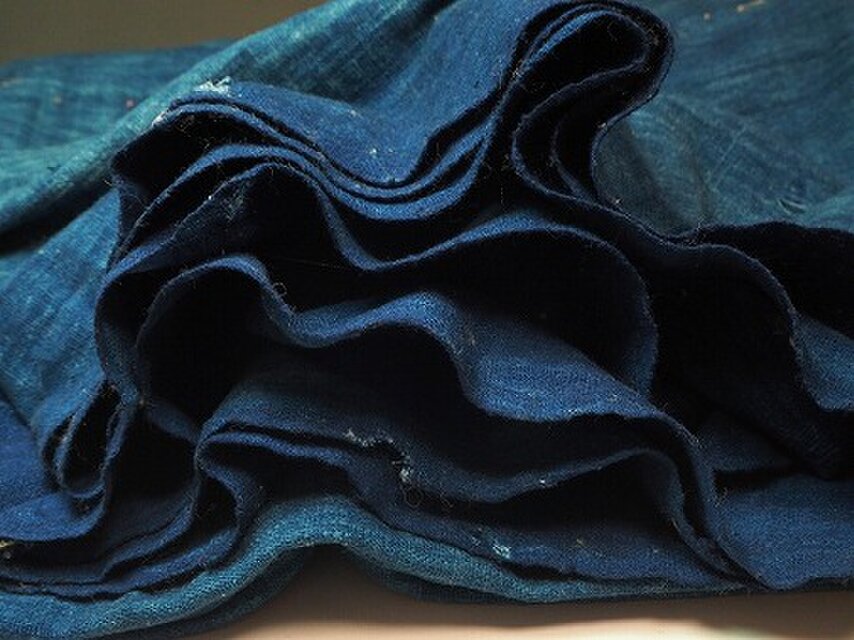 襤褸 巾着 藍木綿 襤褸 巾着 藍木綿 襤褸 巾着 藍木綿 藍染巾着の通販