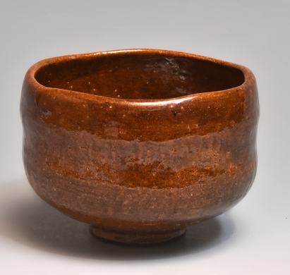 ◇アンティーク◇ 大樋長阿弥造 大樋飴釉茶碗 【木箱】サイズ ：口径