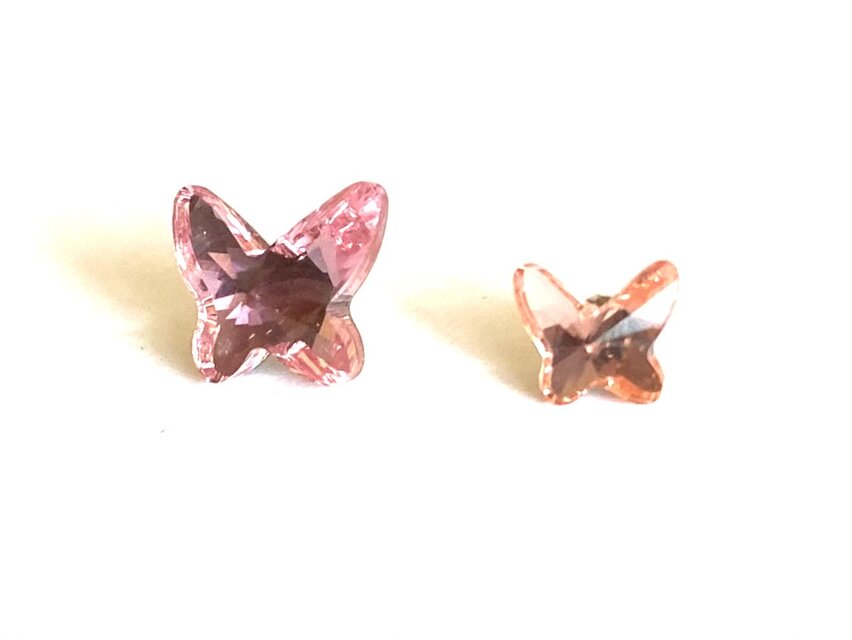 スワロフスキー バタフライ 蝶 置物ピンク 楽天市場】ピンク 蝶 置物