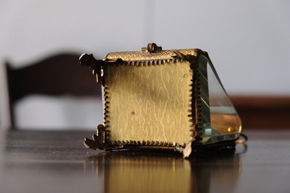 懐中時計ケース ナポレオン三世様式 小物入れ ビゾテ フランス