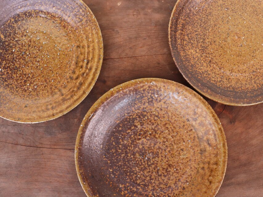 備前焼 皿(19.5cm) sr3-082 | iichi 日々の暮らしを心地よくする