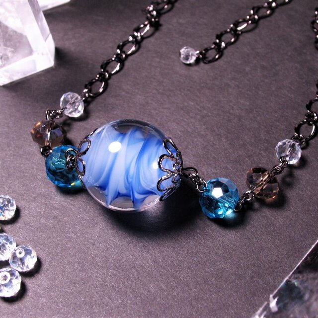 とんぼ玉 ネックレス 611*Z124骨董品 アクセサリー 蜻蛉玉 とんぼ玉