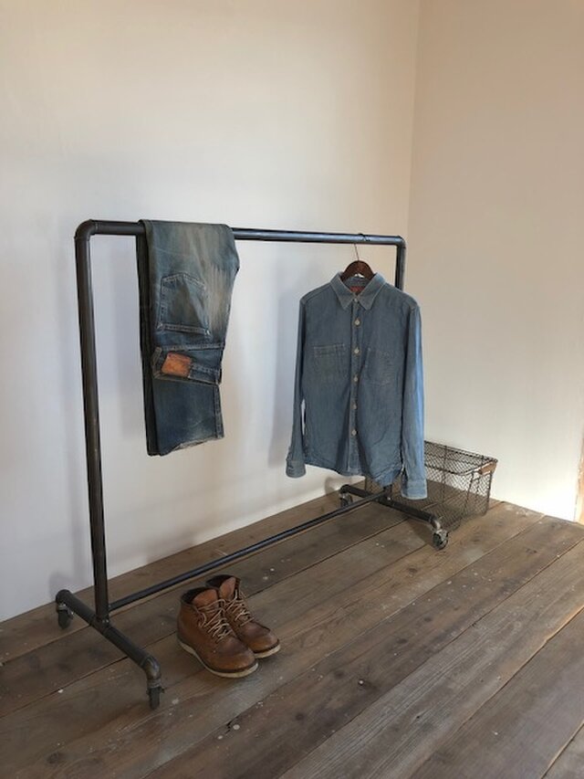 数量限定 GAS-100-KGAS アイアン ハンガーラック パイプ ガス管