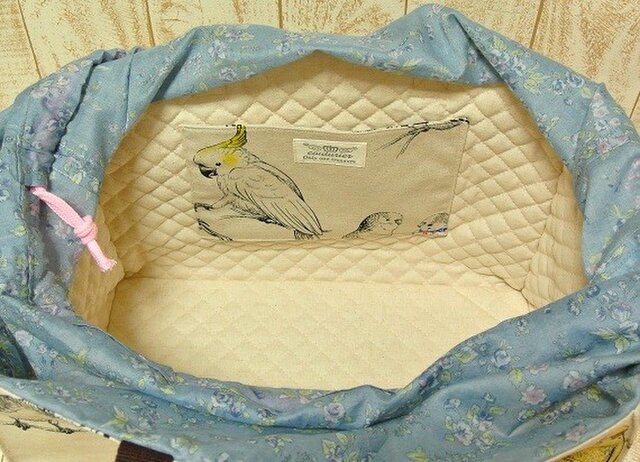 小鳥ケージ用*M／キャリーバッグ♪ セキセイインコ他／お散歩*通院