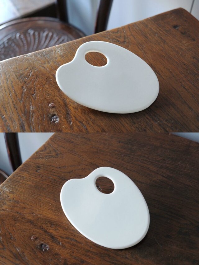 クレイユ&モントロー Creil & Montereau 小さな パレット アンティーク