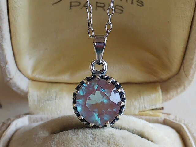 アンティークサフィレット（約8㎜）クラシカル Silverトーン