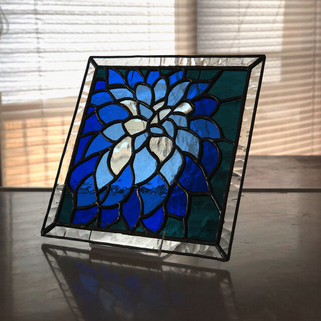 ステンドグラスパネル煙サンタ22-2 ステンドグラスパネル煙サンタ22-2