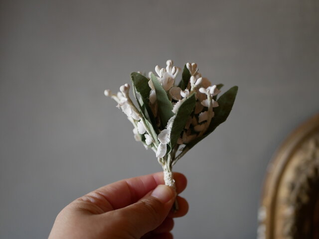 すずらん 布花 フランスアンティーク ヴィンテージ 鈴蘭 スズラン