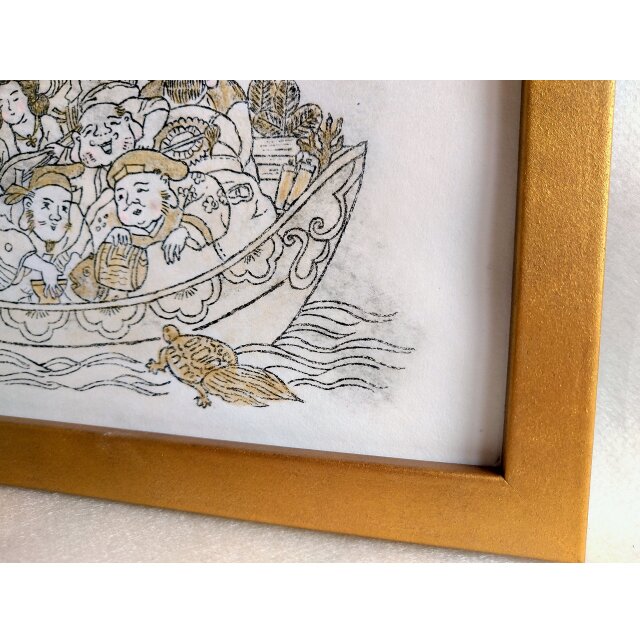 銅版画 宝船 七福神 | iichi 日々の暮らしを心地よくするハンドメイド