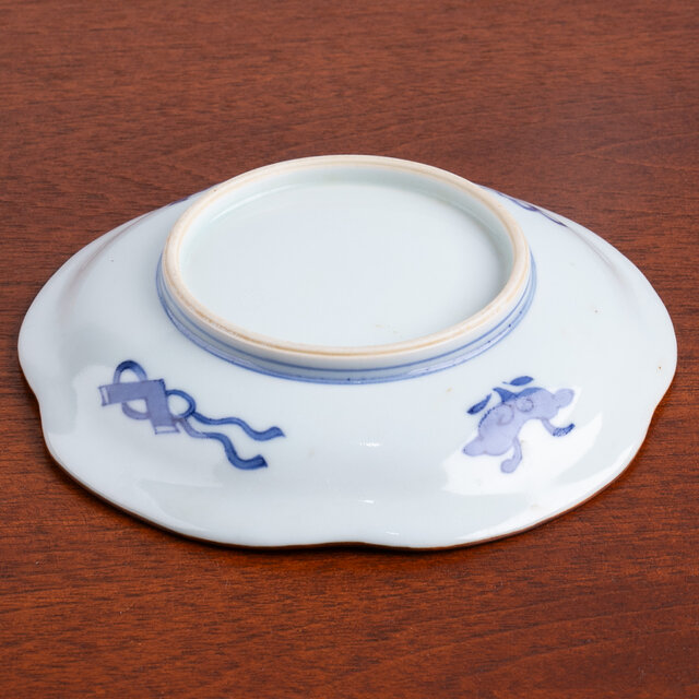 古伊万里 染付 捻り文様 中皿 江戸後期 | iichi 日々の暮らしを