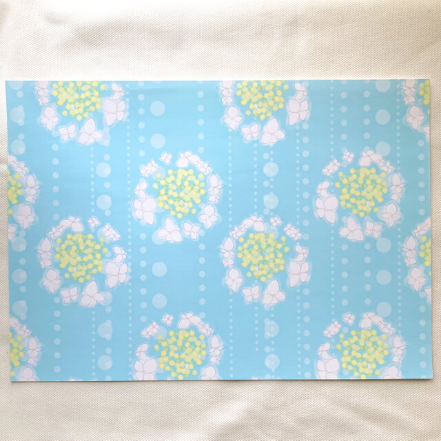 雨の日セット デザインペーパー A4 | iichi 日々の暮らしを心地よく