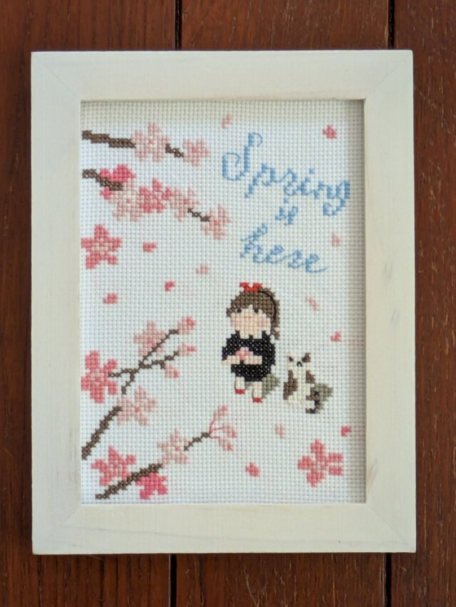 刺繍キット 桜あつめ | iichi 日々の暮らしを心地よくするハンドメイド