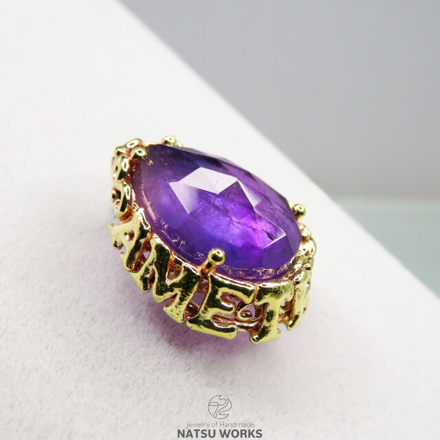 アメジスト ブローチ / Amethyst Named Brooch | iichi 日々の暮らしを