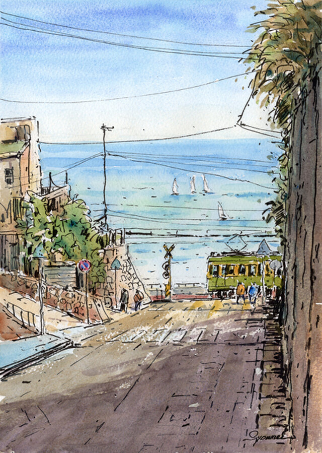 小さな水彩画原画 Ripple 小さな水彩画原画 Ripple