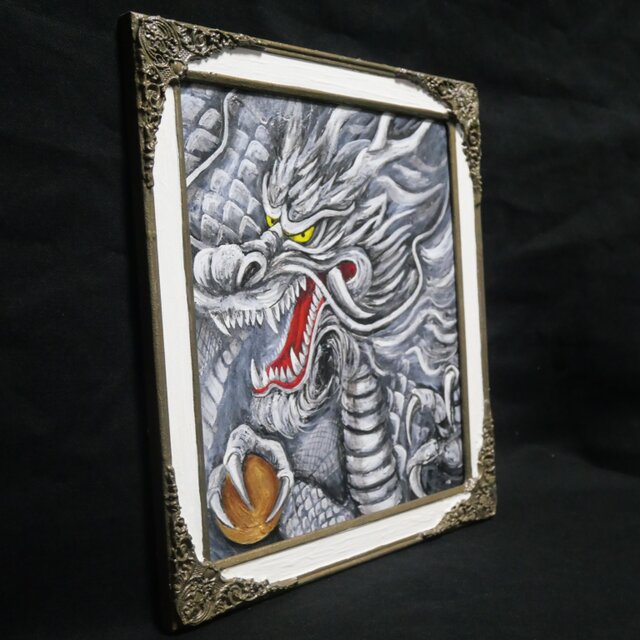 油絵 油彩 油彩画 絵 絵画【白龍】 油絵 油彩 油彩画 絵 絵画【白龍】