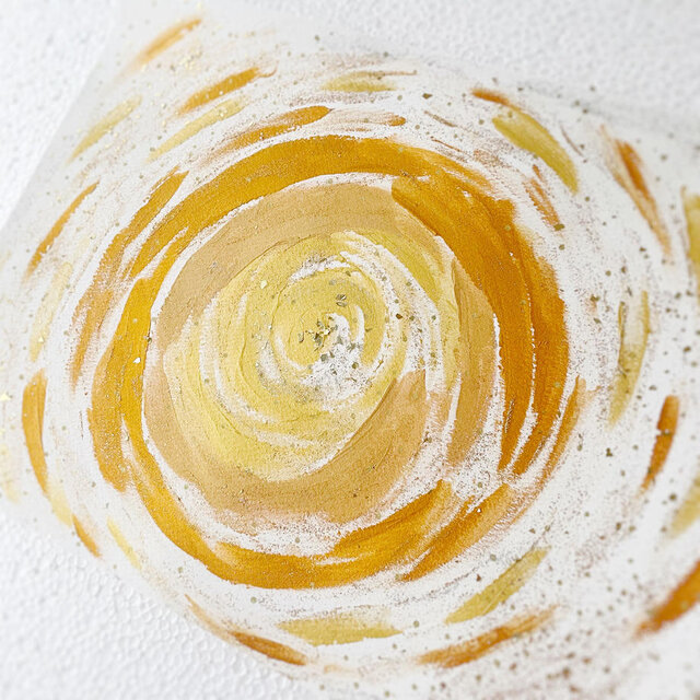 3/15 stretching yellow 1 絵画28✕74.5アート