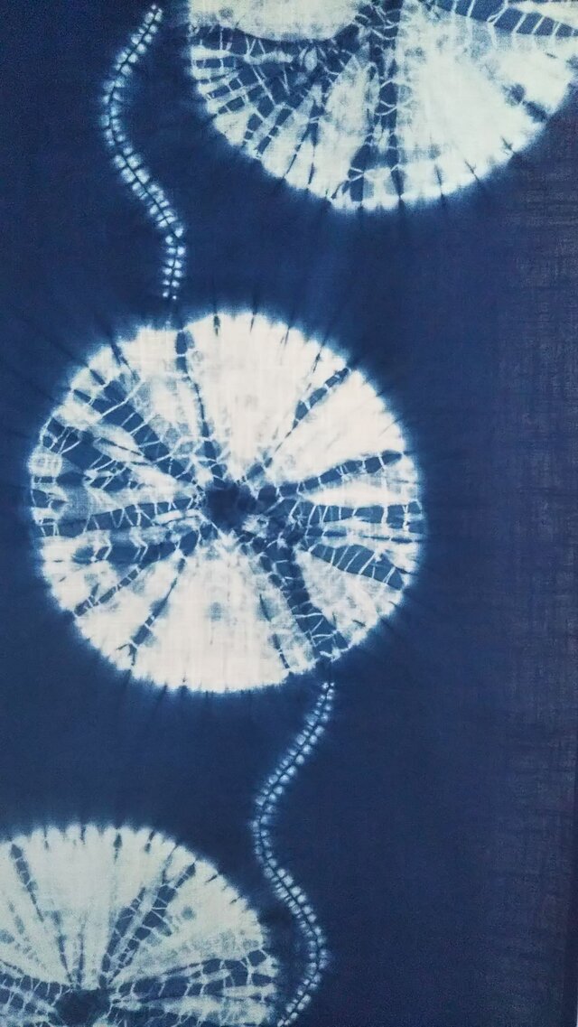 時代物 本藍染 タペストリー テーブルセンター 】蔵出し！ 時代物 本