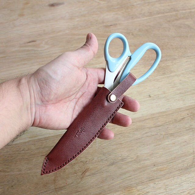 ハサミケース T-28【ブラウン】 レザー 牛革 本革 皮 鋏ケース はさみ