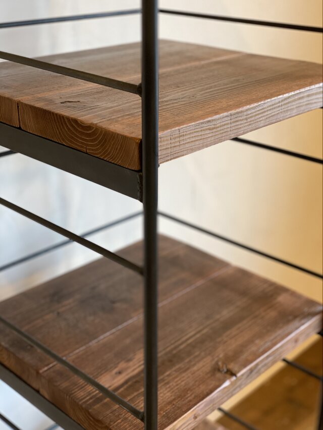 数量限定 IS160-A5 古材 アイアン 収納ラック 収納家具 シェルフ 棚