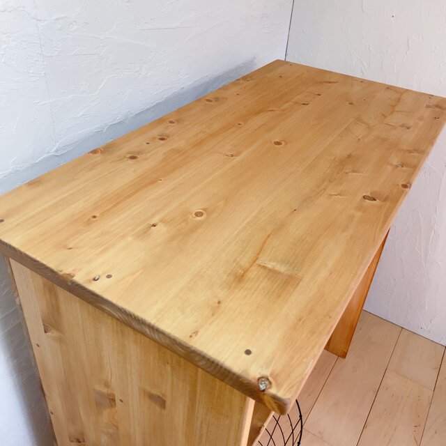 na 252.カウンター 板張り風 おしゃれ 木製 ナチュラル | iichi 日々の