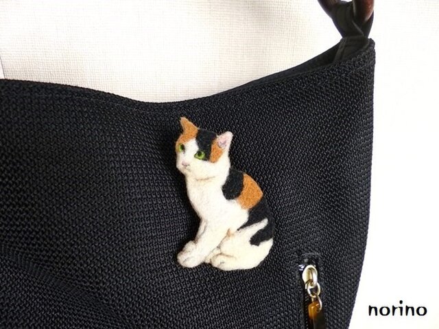 羊毛フェルト【inuinu様用ページ】三毛猫ちゃん クリスマスセット 12点