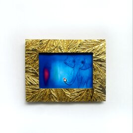 コラージュアートフォト （あ。マンボウだ）額あり | iichi 日々の