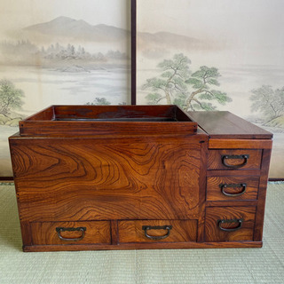 美品】関東火鉢 長火鉢 江戸火鉢 五徳 灰ならし 火箸 炭 火起こし鍋