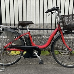 No 1201) YAMAHA PAS Natura 26インチ レッド 整備済・美品＞ヤマハ