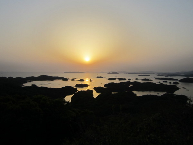 油絵（西海国立公園九十九島）F10号530mm x 455mm