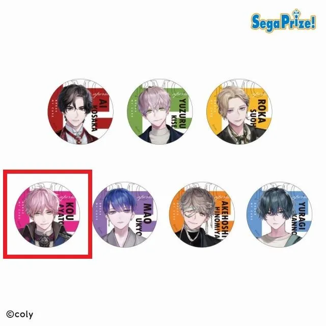 D綾戸恋】『ブレイクマイケース』 缶バッジ～本部&交際部～Vol.2(EX