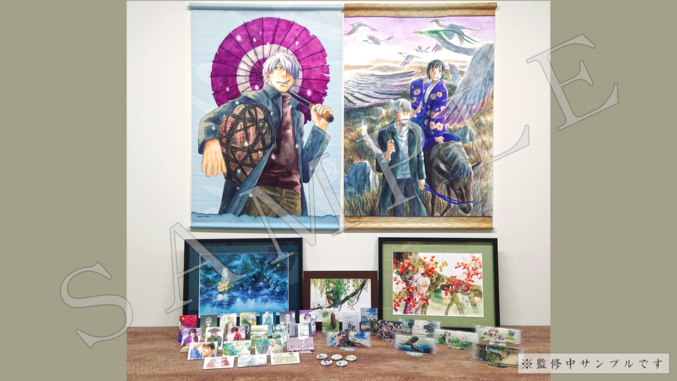 虚構推理 推しちゃれ A賞 額装高精細複製画キャラファイングラフ 2種