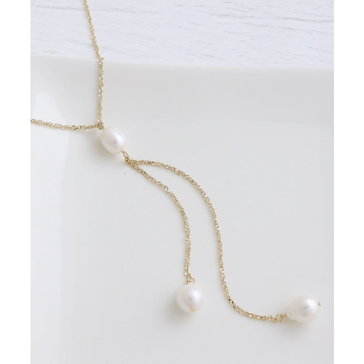 淡水パールネックレスペタルパールネックレス NO24-919 ベビーパール