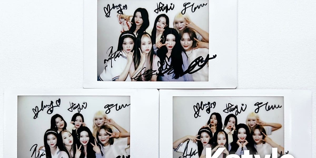 Billlie ハルナ サイン ポラロイド Billlie NYMUSIC ハルナ サイン