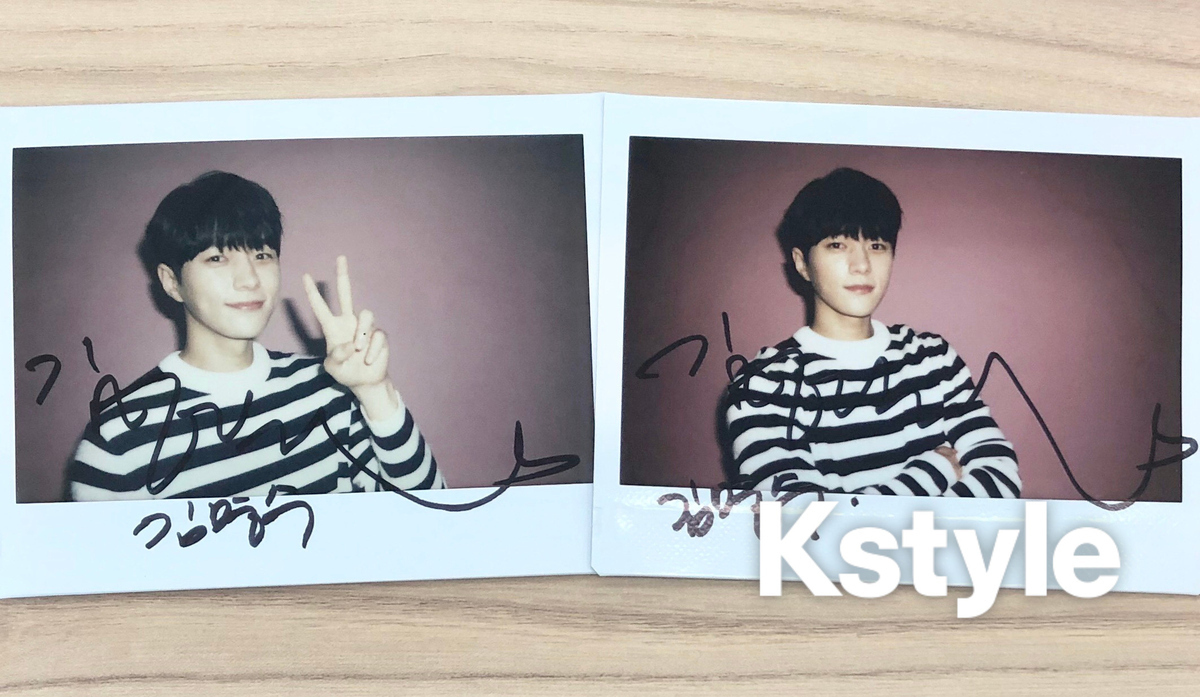 INFINITE エル (キムミョンス) 直筆 サイン入り チェキ ポラ