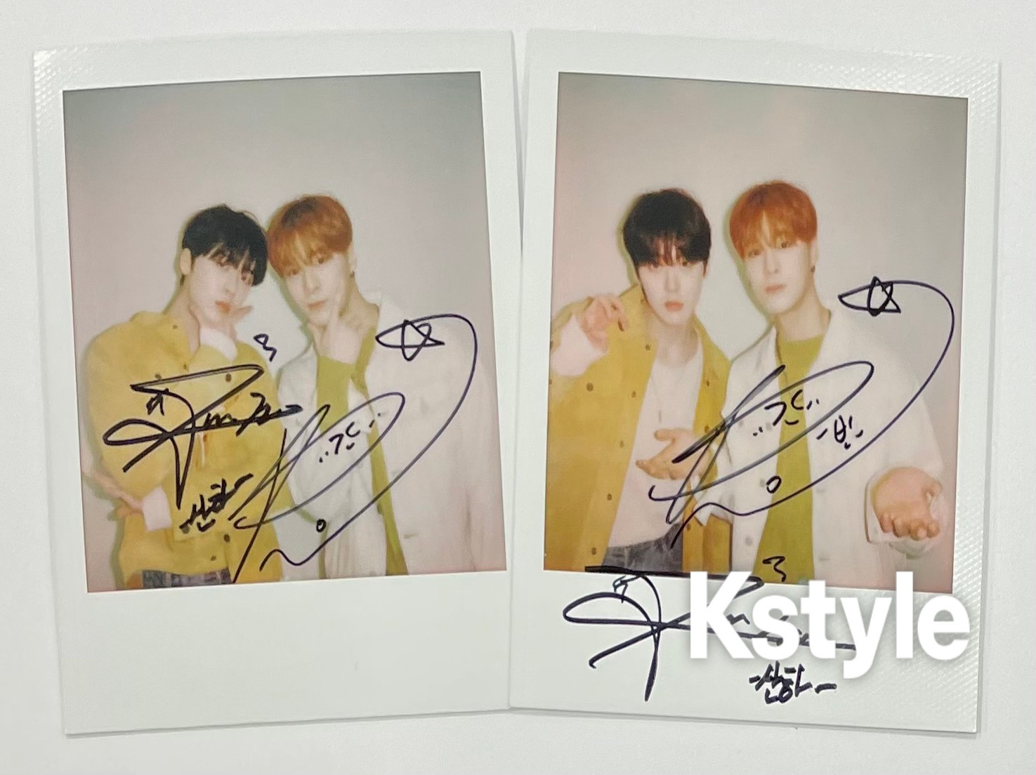 ASTRO チャウヌ サイン入りポロライド