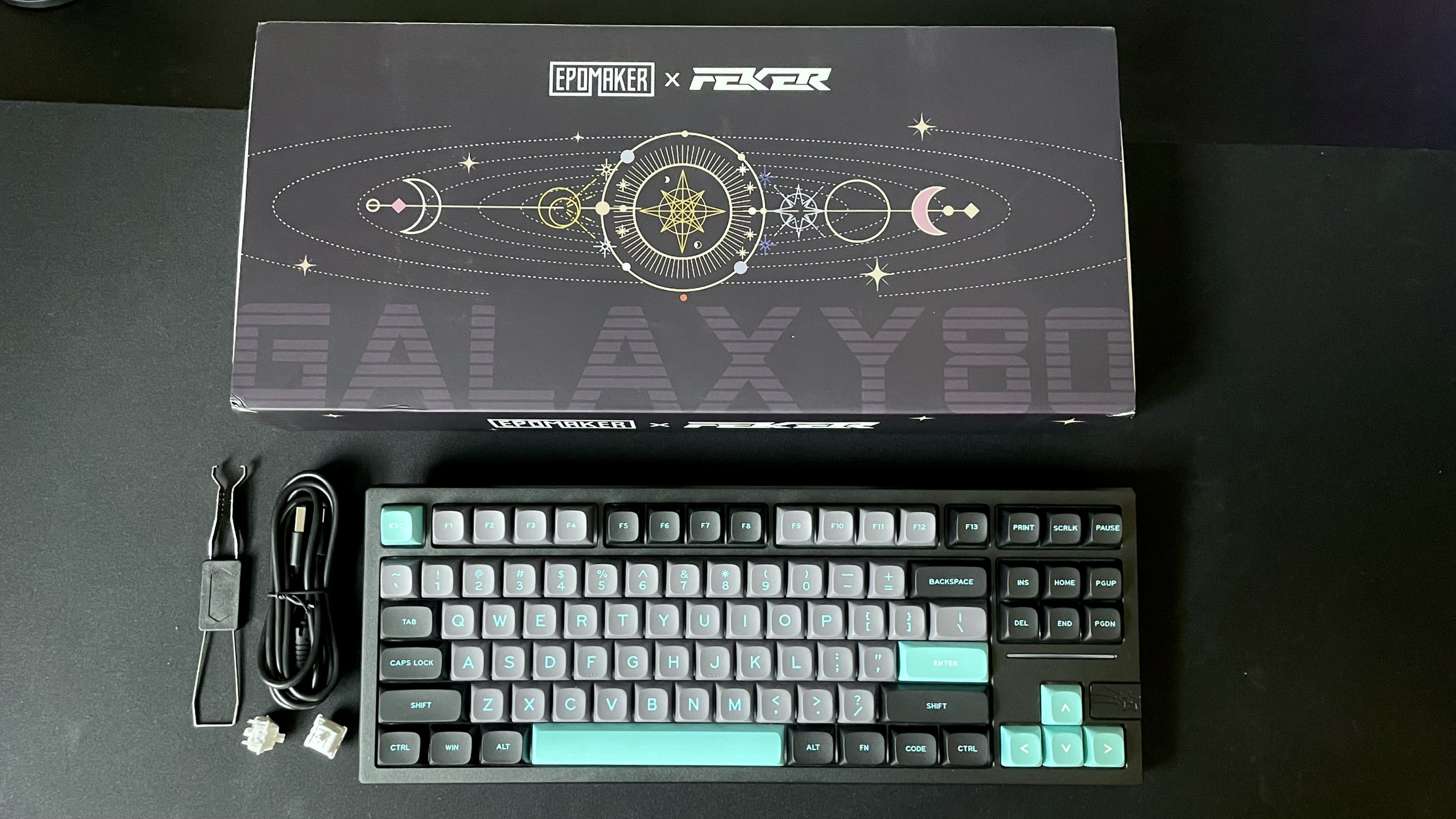 EPOMAKER × Feker Galaxy80 EPOMAKER × Feker Galaxy80 英語配列