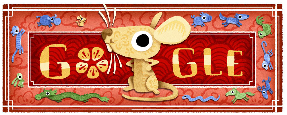 Google doodle celebrates lunar new year as NASA astronaut