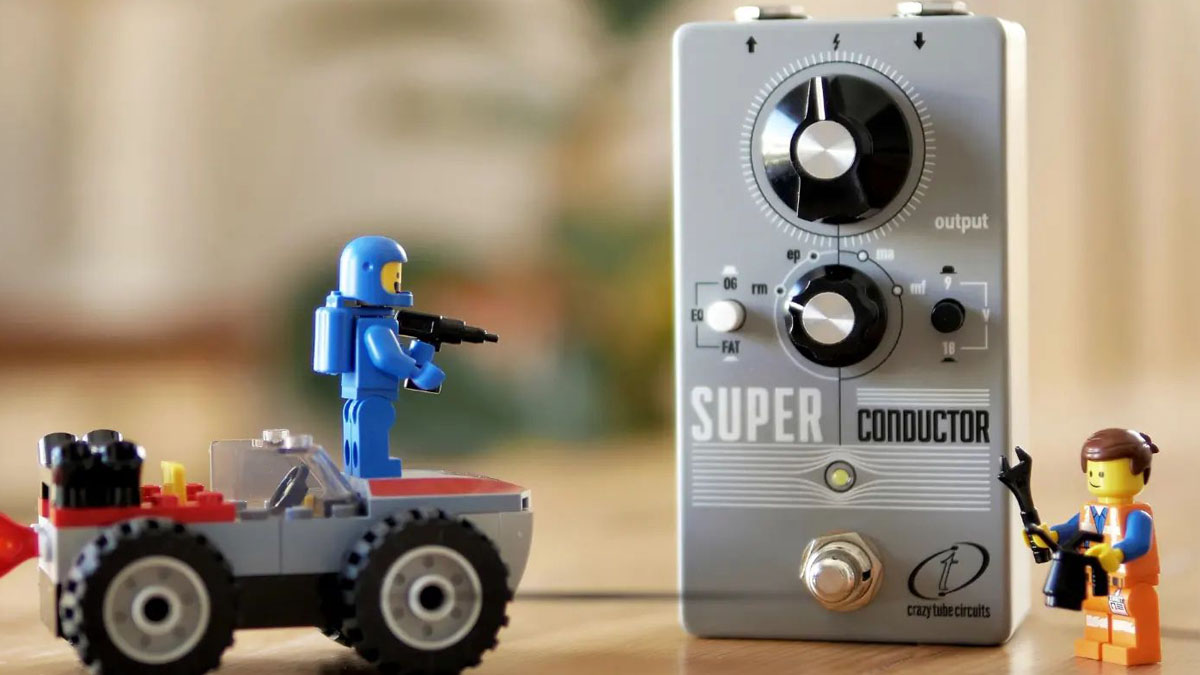 Crazy Tube Circuits' Super Conductor packs four analogue boost