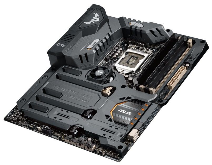 Asus Shows Off Glorious TUF Sabertooth Z170 Mark 1 Motherboard