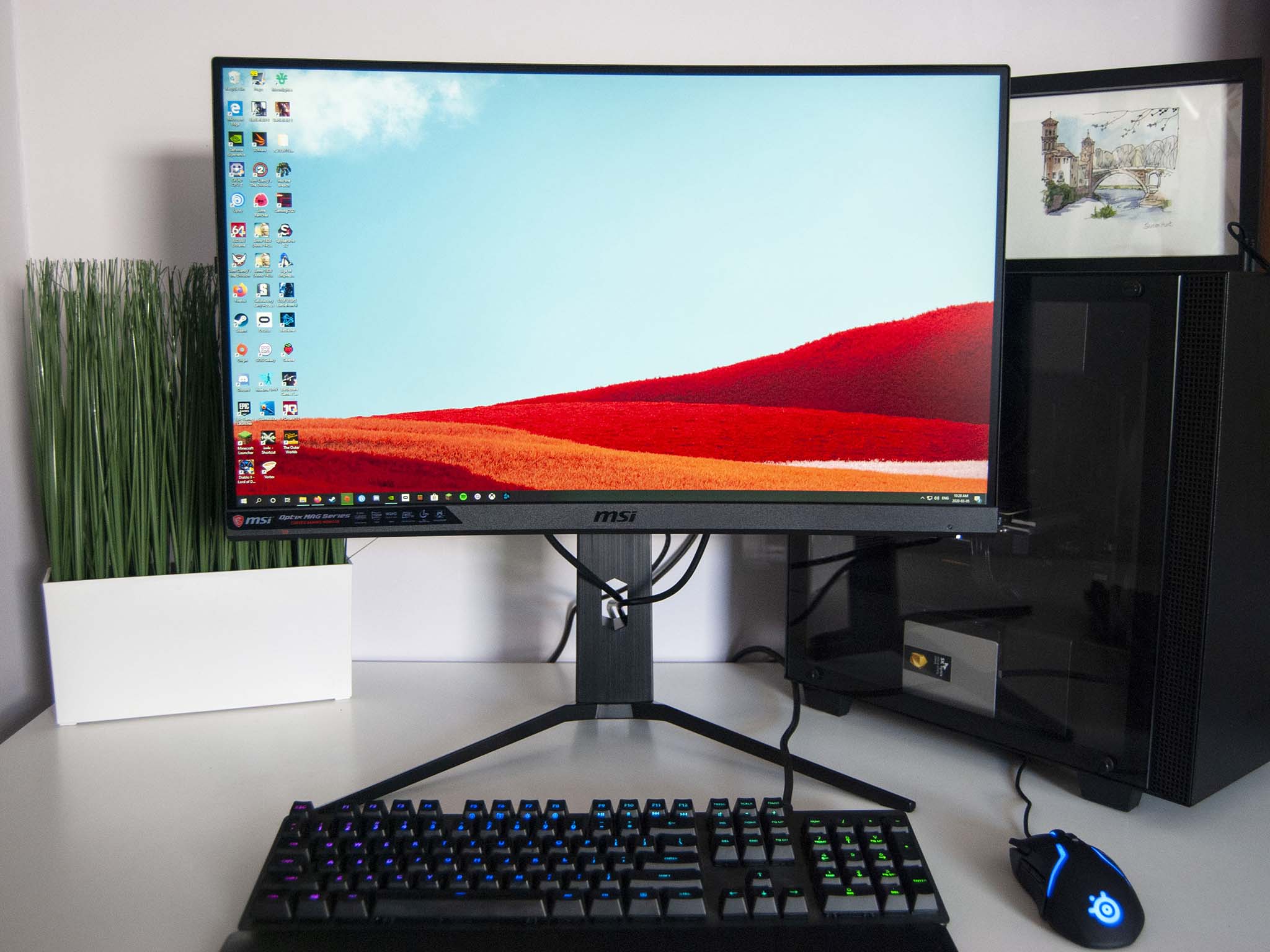 MSI Optix MAG272CQR monitor review: Curved QHD gaming goodness