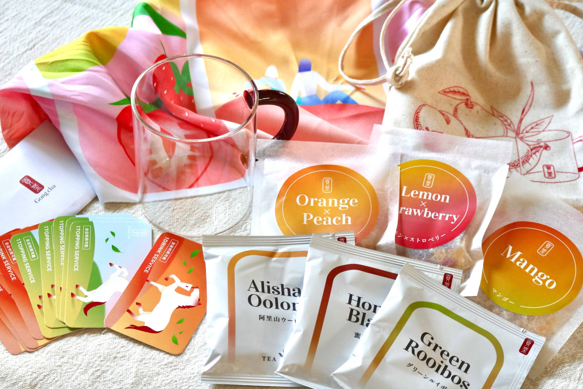 2026年「ゴンチャの福袋」の中身をネタバレ！ひと足先にフルーツ×お茶