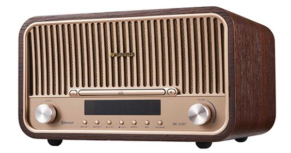 SANSUI SMS-800BT Bluetooth対応CDプレーヤー レトロ SMS-800BT レトロ