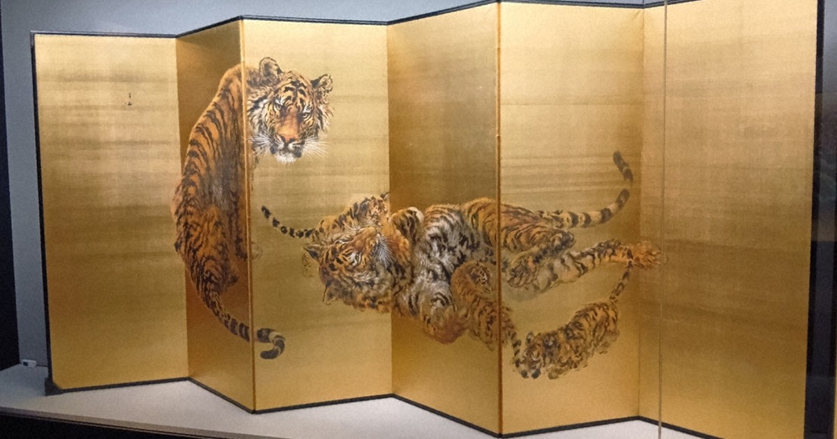 日本画の掛軸 虎図 翠石 日本画の掛軸 虎図 翠石 日本画の掛軸 虎図 翠石