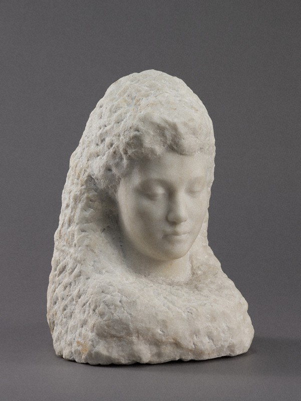 水墨画 色紙 舟越保武 たつこ姫 水墨画 色紙 舟越保武 たつこ姫