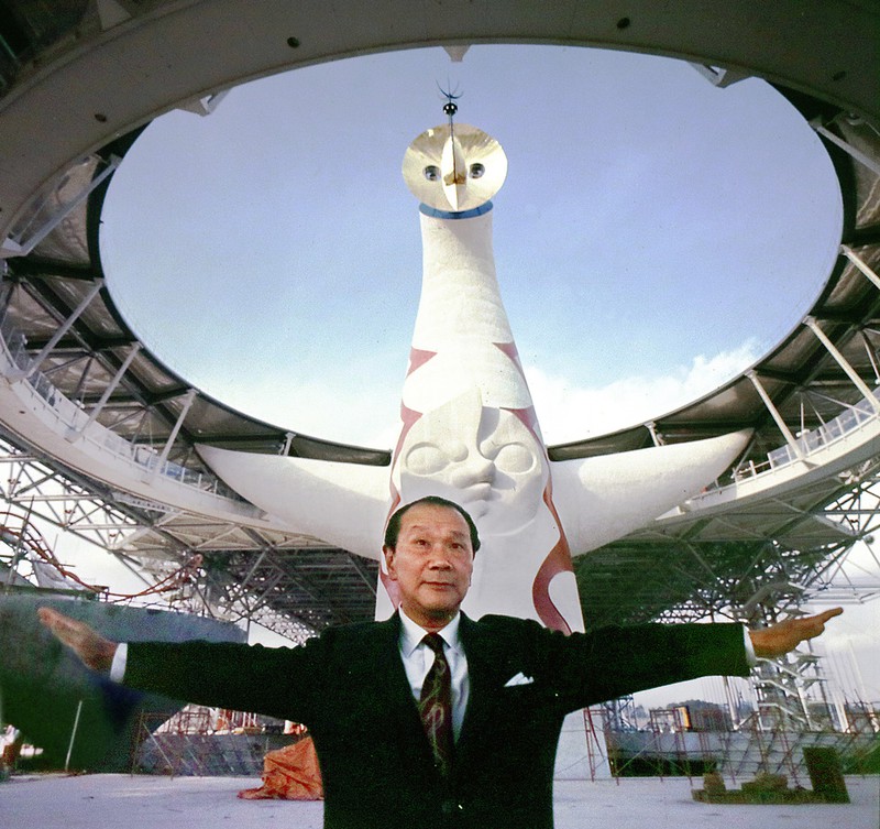 岡本太郎 太陽の塔 陶器製 当時物 大阪万博 EXPO'70 レトロ 1970年