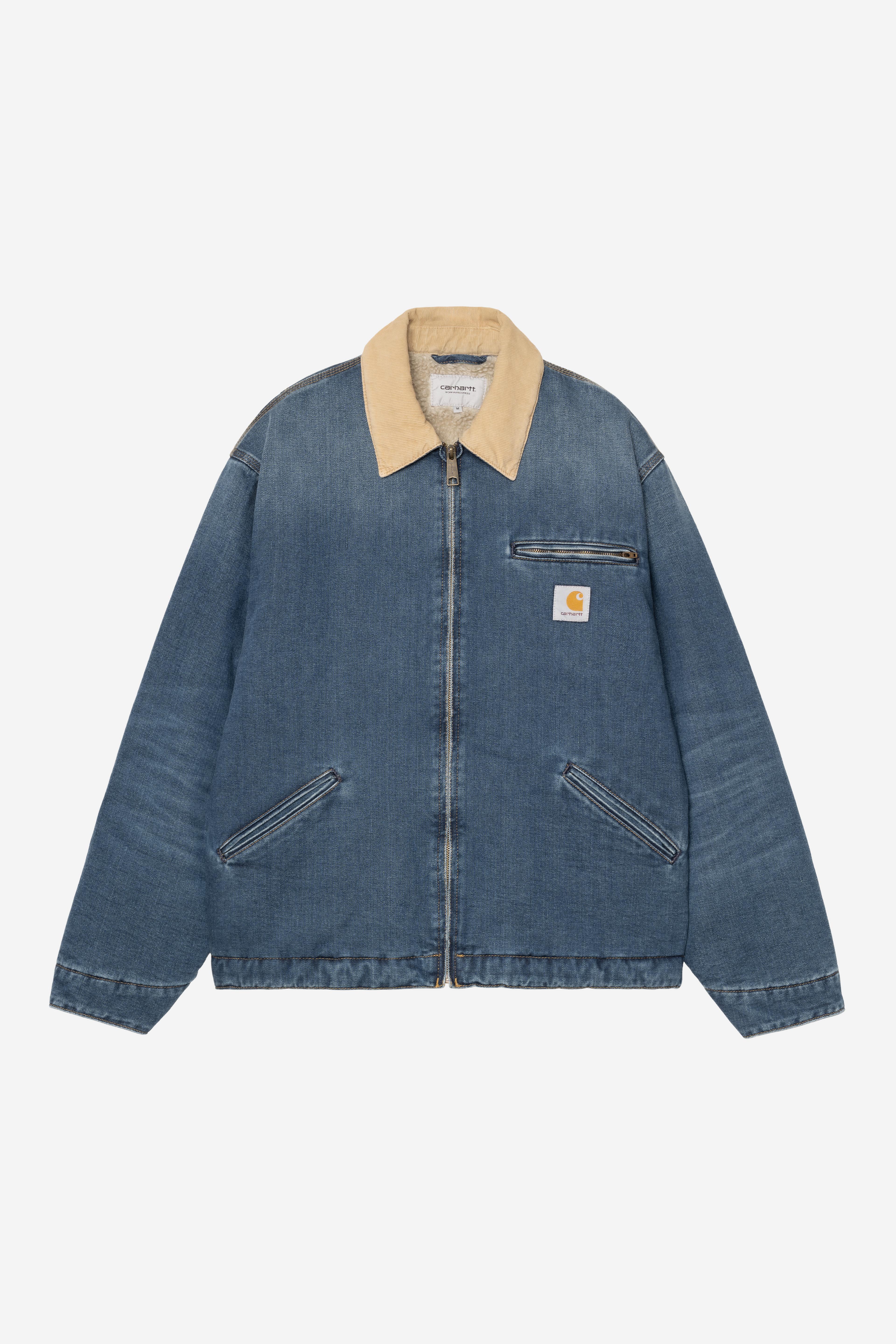 Carhartt WIP OG Detroit Jacket, Blue / Dusty H Brown | Official