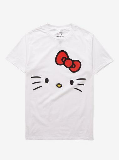 Hello Kitty Jumbo Face Boyfriend Fit Girls T-Shirt | Hot Topic
