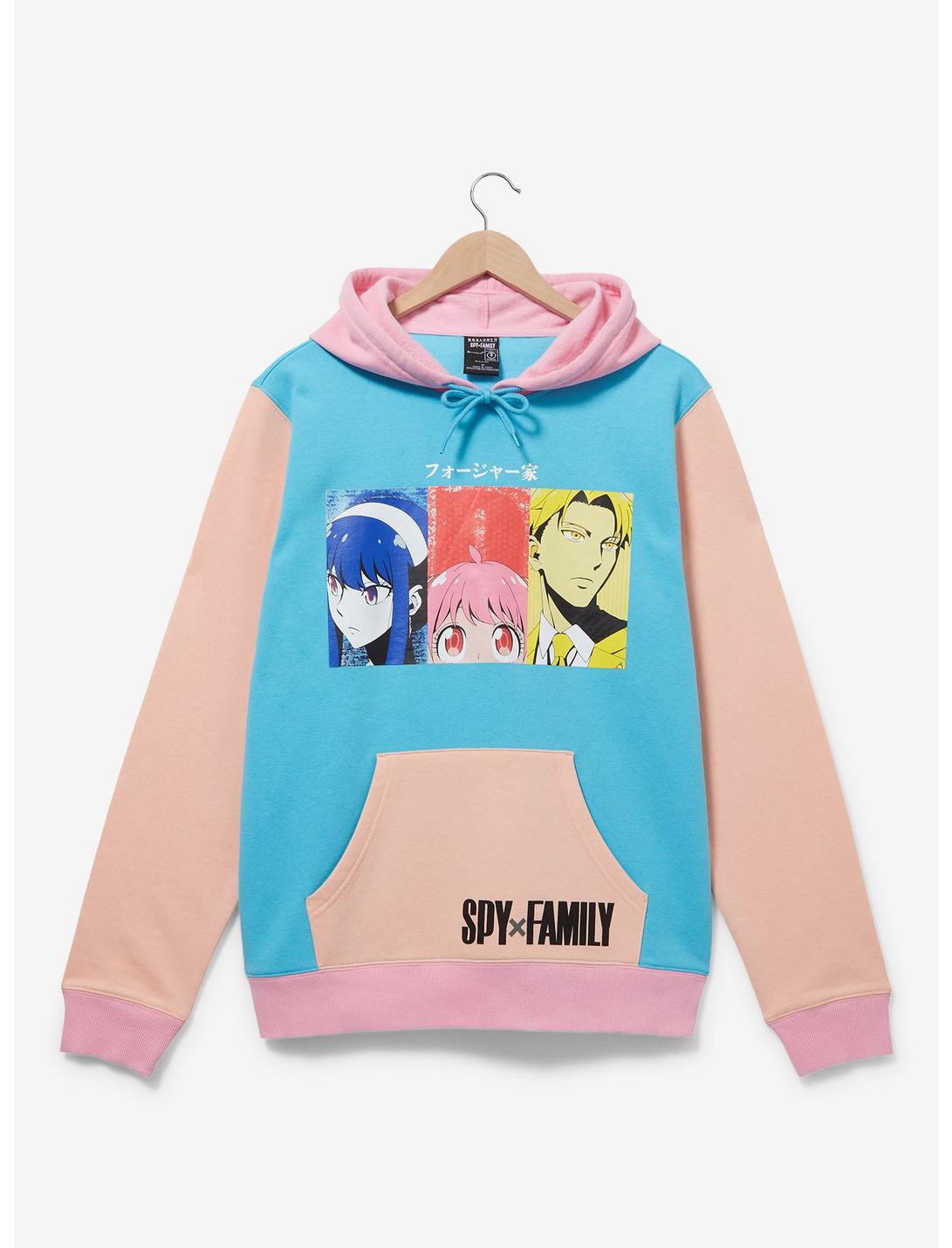 Spy x Family Panel Portrait Color Blocked Hoodie - BoxLunch