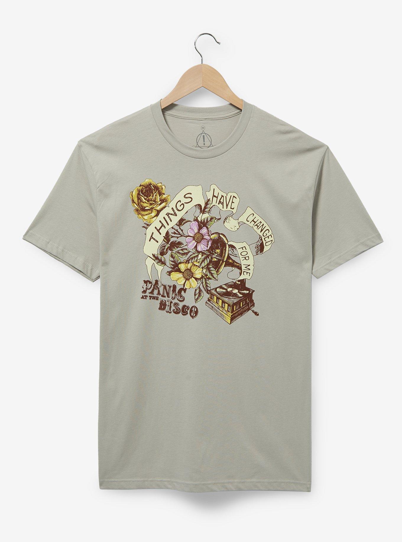 Panic! At The Disco Pretty Odd Flower Record Player T-Shirt